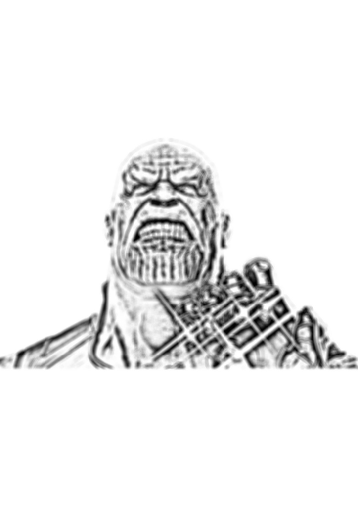 Thanos Tattoo Decal 入れ墨
