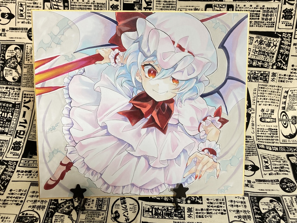 大色紙原画 レミリア