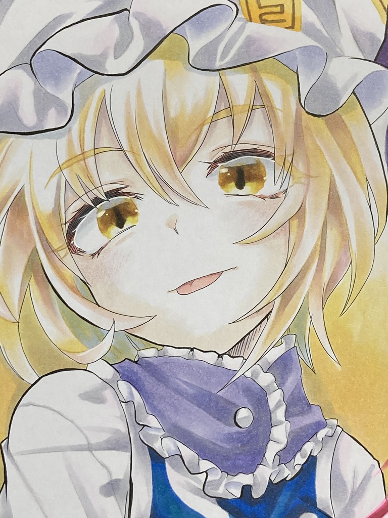 大色紙原画 八雲藍