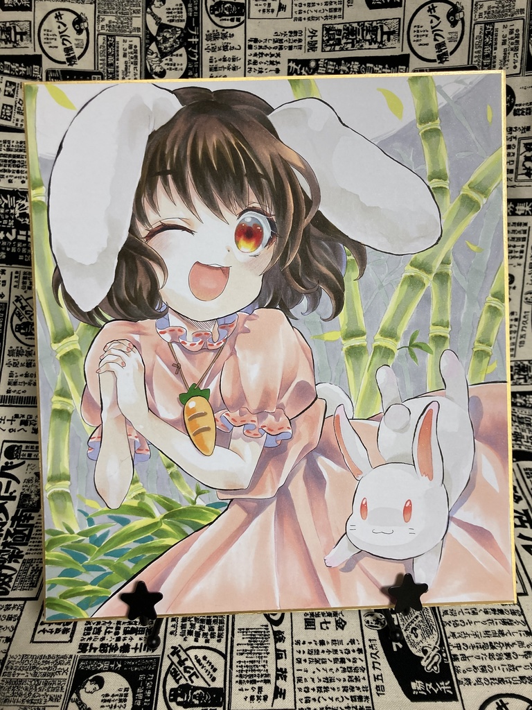 大色紙原画 因幡てゐ