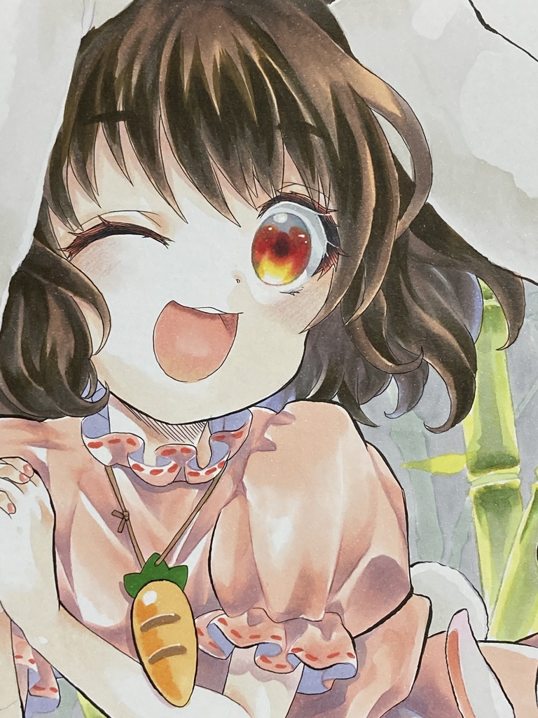 大色紙原画 因幡てゐ