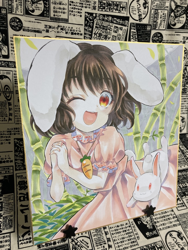 大色紙原画 因幡てゐ