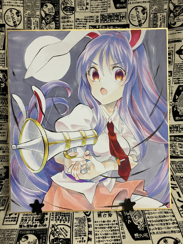 大色紙原画 鈴仙・U・イナバ