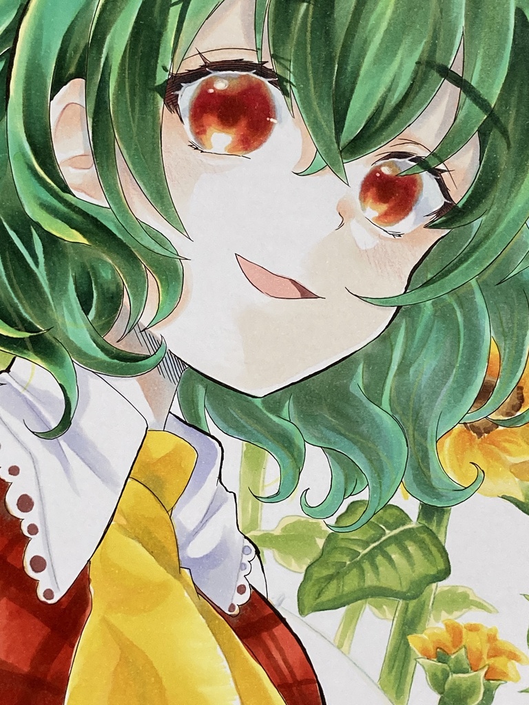 大色紙原画 風見幽香