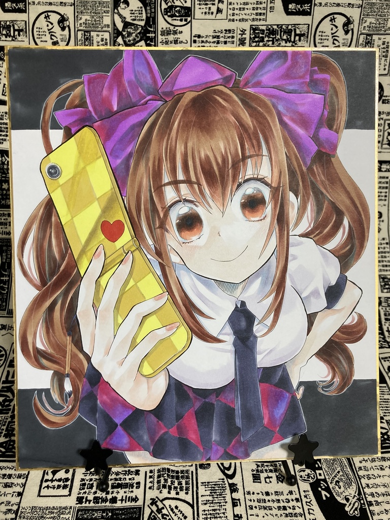 大色紙原画 姫海棠はたて