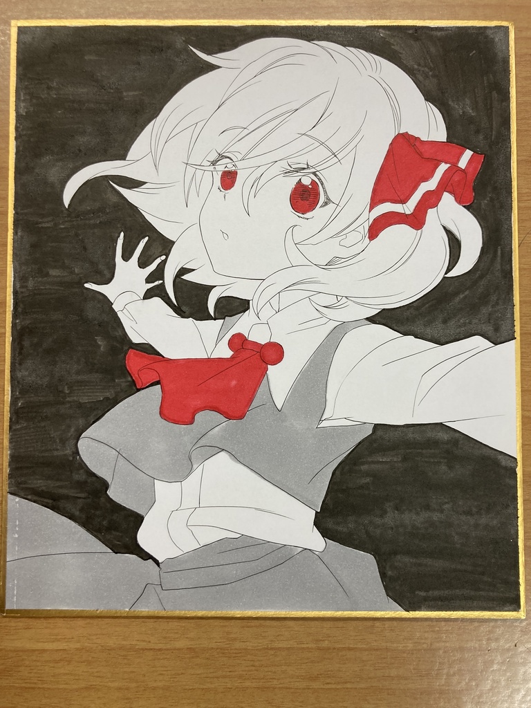 中色紙原画 ルーミア