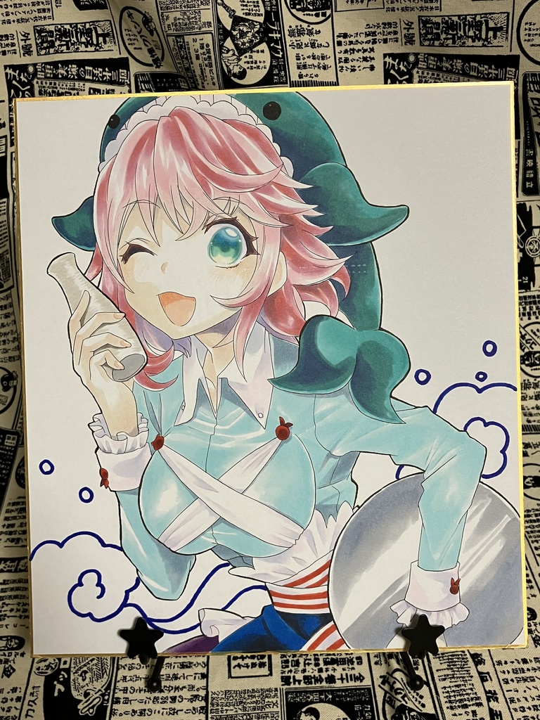 大色紙原画 奥野田 美宵