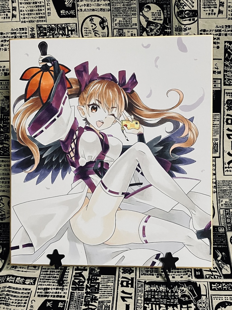 大色紙原画 姫海棠はたて