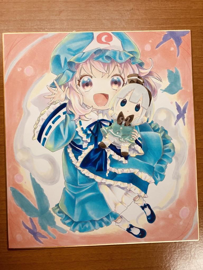 ※ご購入の前に、必要事項をBOOTHメッセージへお送りください!色紙オーダーメイドページ