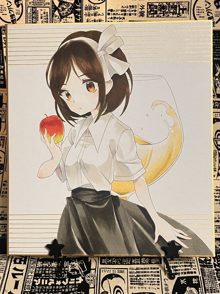 大色紙原画  宇佐見蓮子