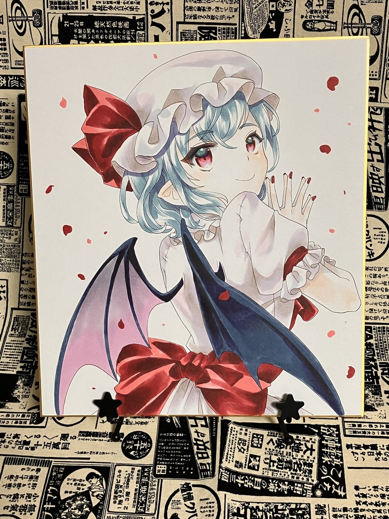 大色紙原画 レミリア・スカーレット