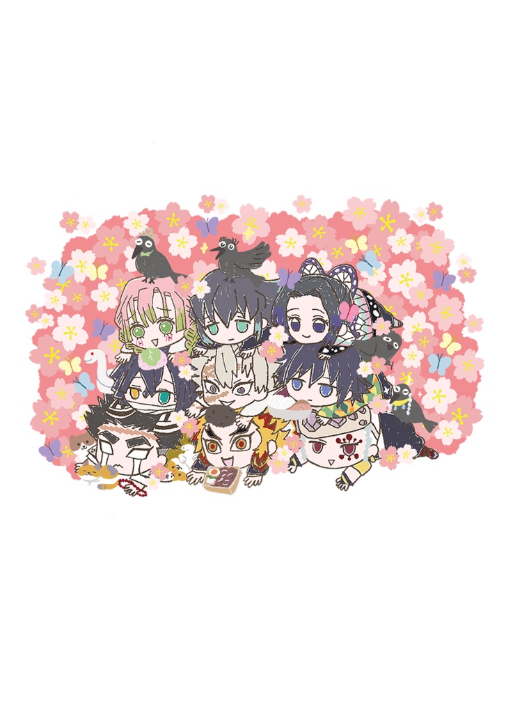 柱達のお花見アクスタ