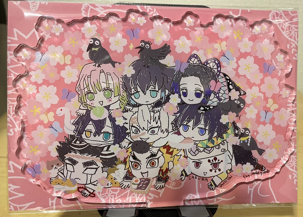 柱達のお花見アクスタ