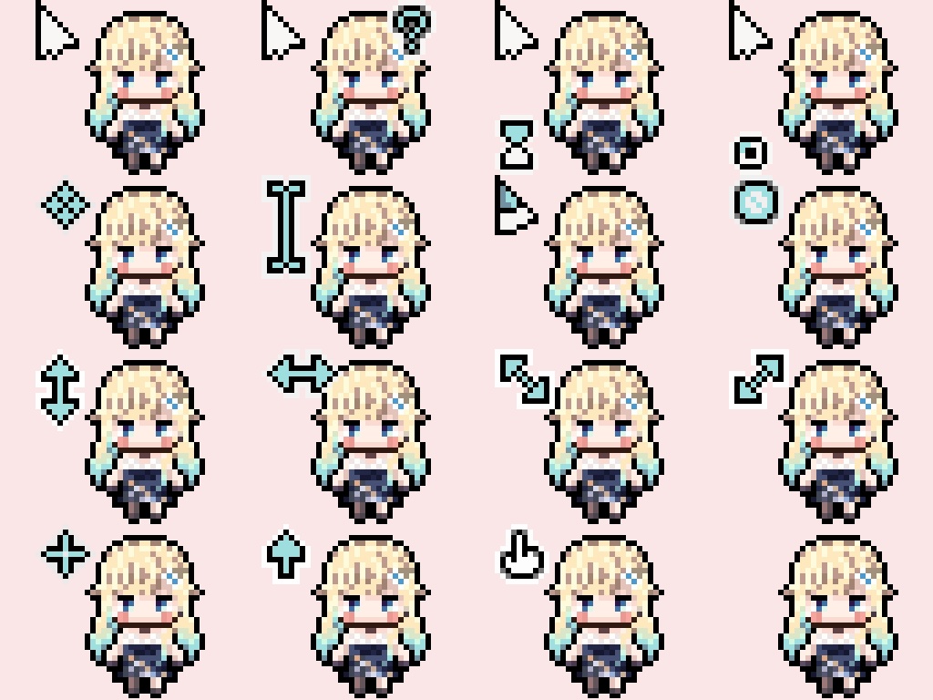 主にぶいすぽっ!のマウスカーソル配布!