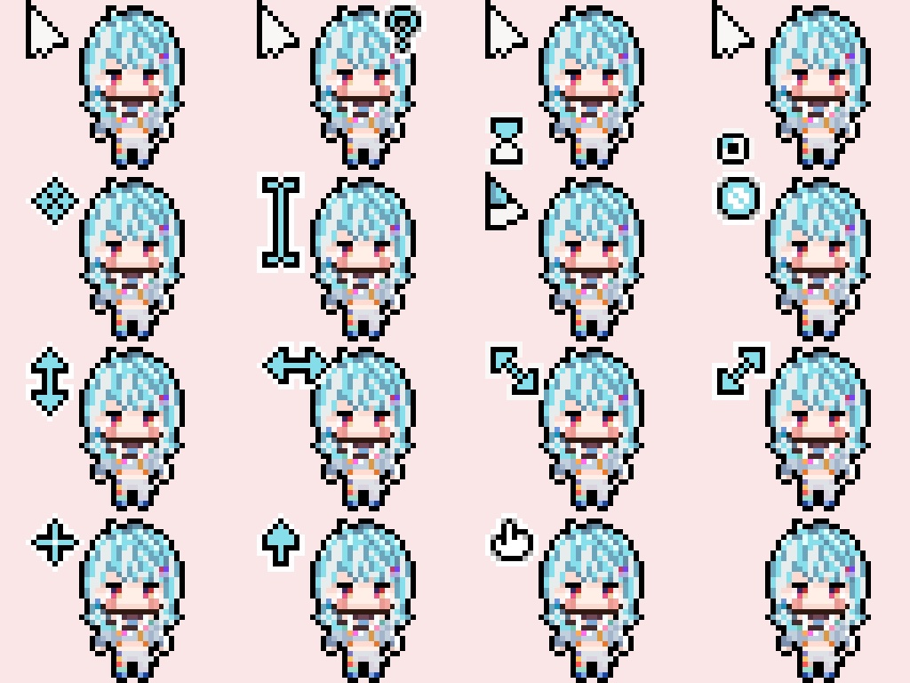 主にぶいすぽっ!のマウスカーソル配布!