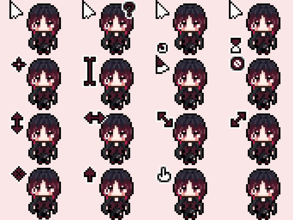 主にぶいすぽっ!のマウスカーソル配布!