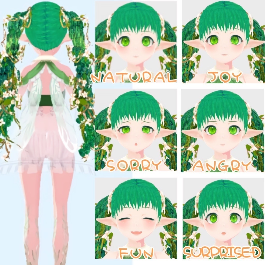 〔Vroid VRMアバター〕どりあーどちゃん