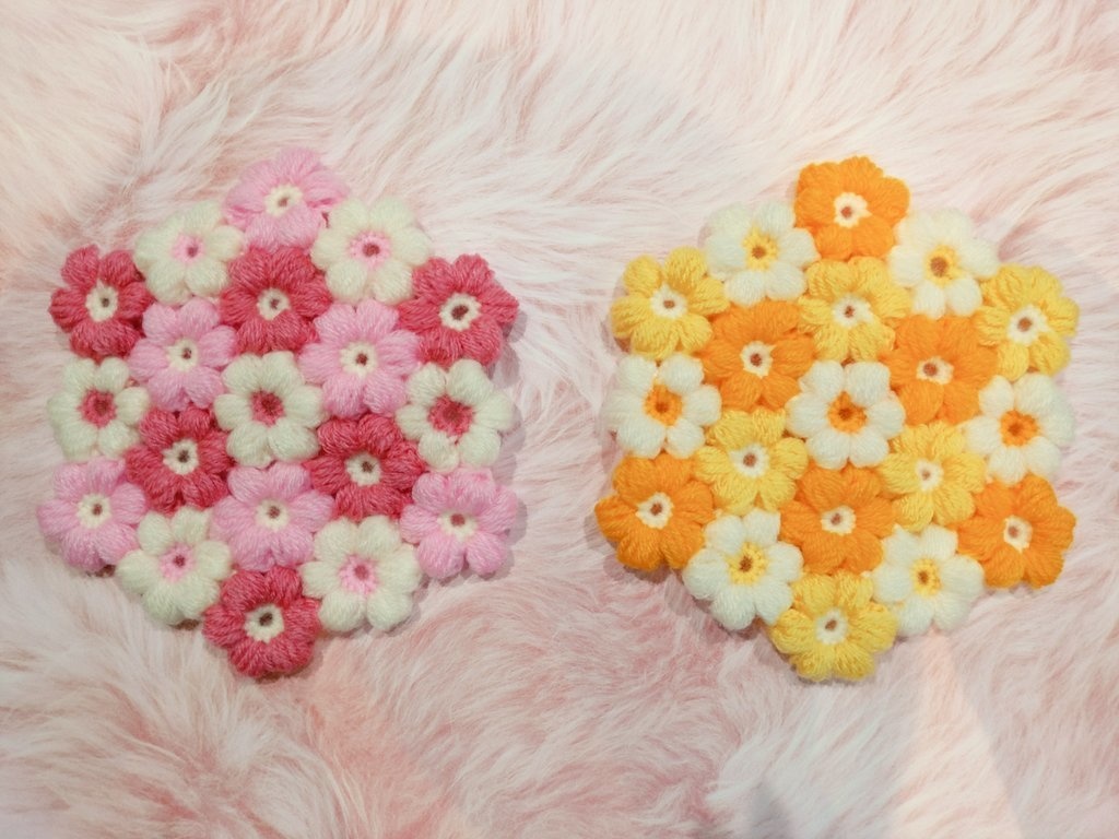 🌼お花のラグマット🐰