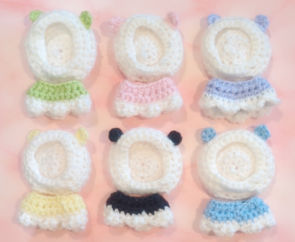 🐼カラフルパンダ🐼ほわぬいサイズ