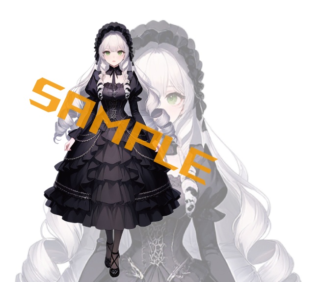 【立ち絵】ゴスロリの女の子