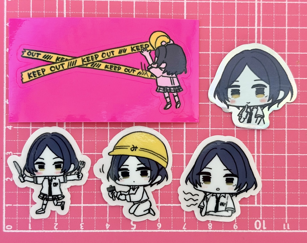 ちいさいはやみのちいさいステッカー