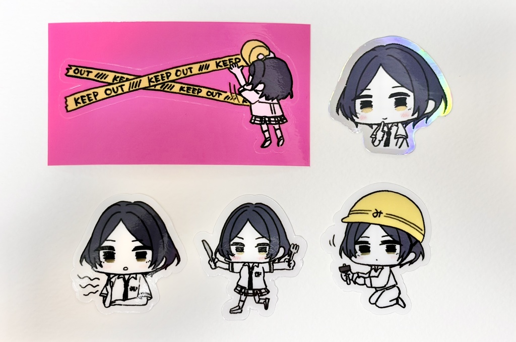 ちいさいはやみのちいさいステッカー