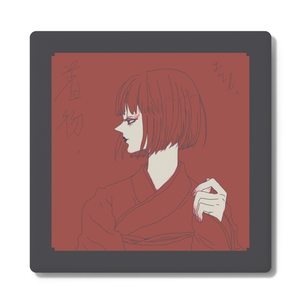 [　着物girl．] コースター．