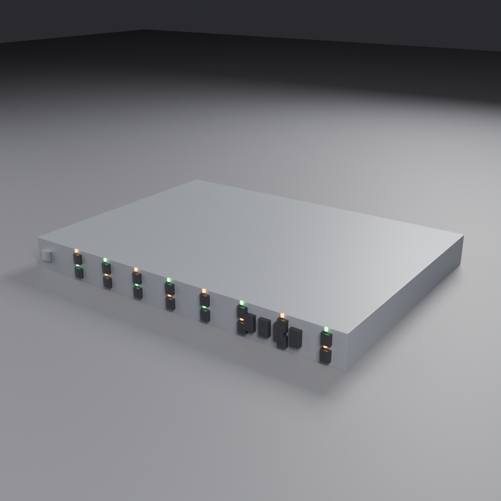 SFラボ サーバー機材セット / Sci-Fi Lab Server & Equipment Props (7 Models)