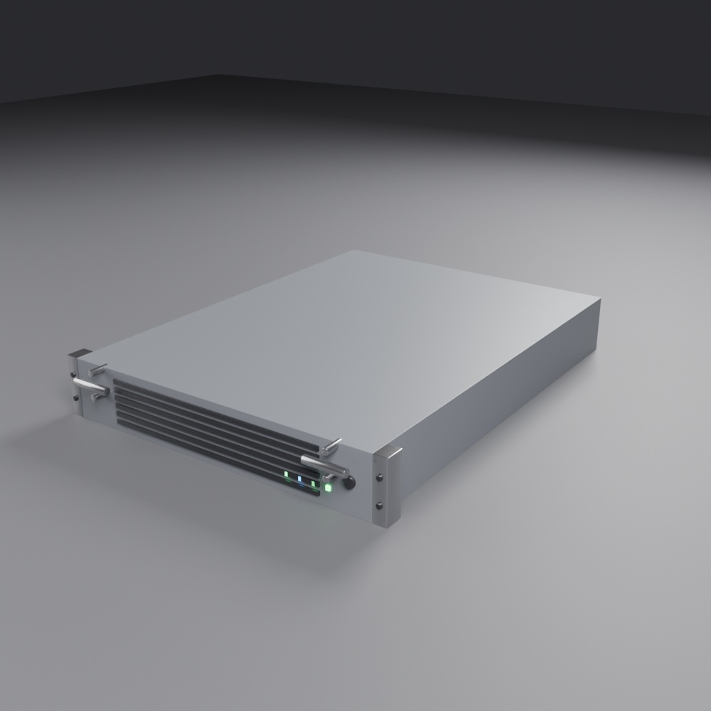 SFラボ サーバー機材セット / Sci-Fi Lab Server & Equipment Props (7 Models)