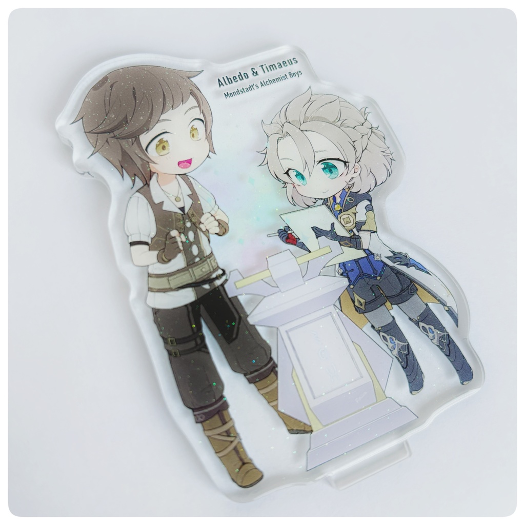 アルベド&ティマイオス ラメ入りアクリルスタンド
