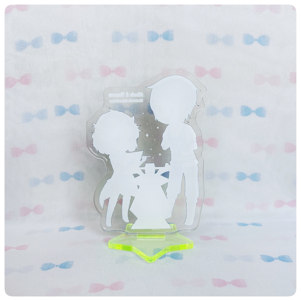 【匿名配送】アルベド&ティマイオス ラメ入りアクリルスタンド