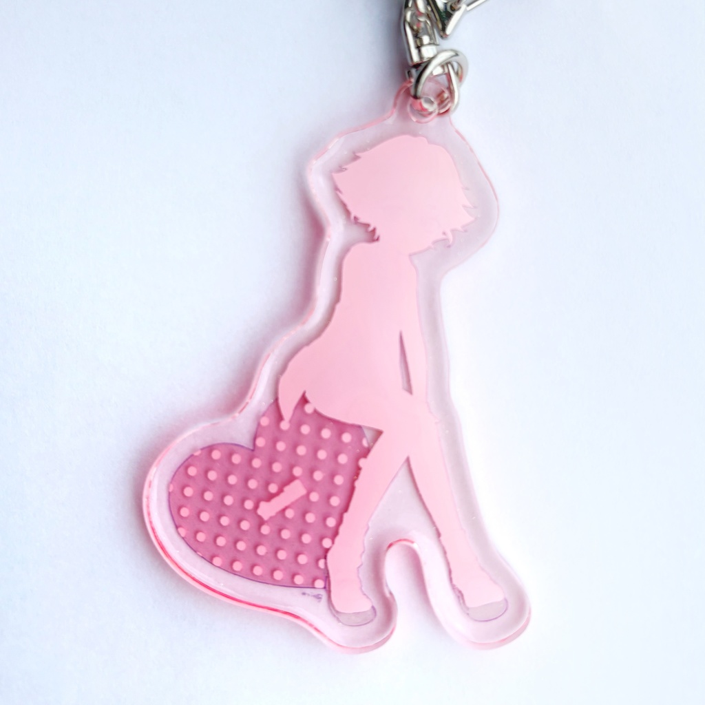 【匿名配送】【創作男の子】りおくんラメ入りアクリルキーホルダー