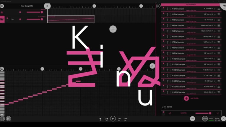 【無料】DWドラムキット For FL StudioMobile