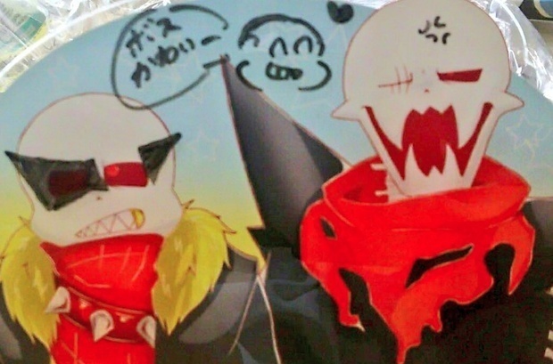 顔面落書きメモボード