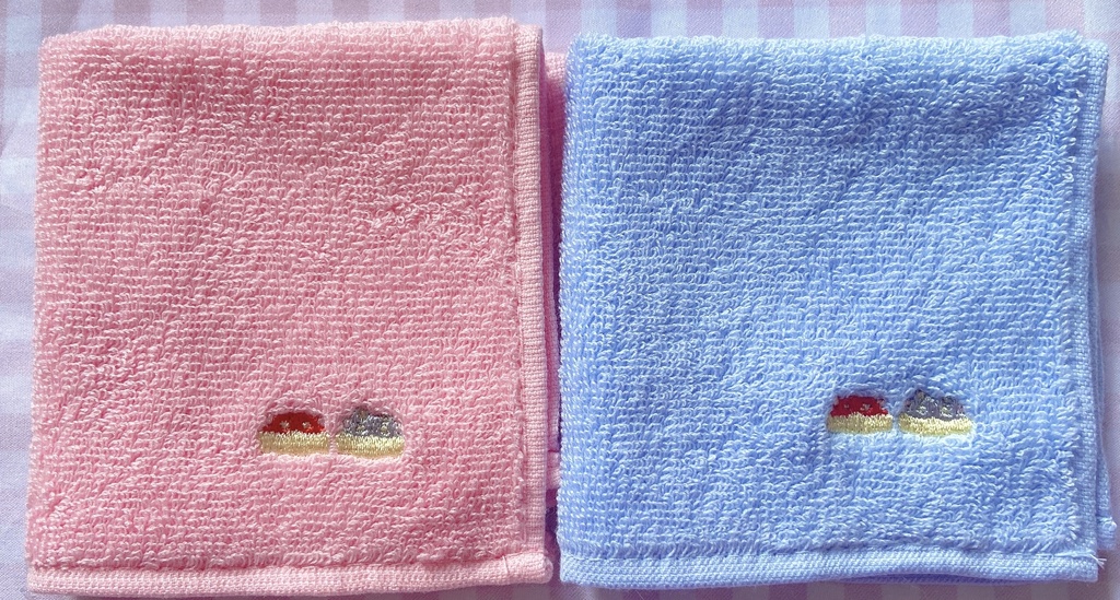 ミニタオルハンカチ(キメラ)ブルー