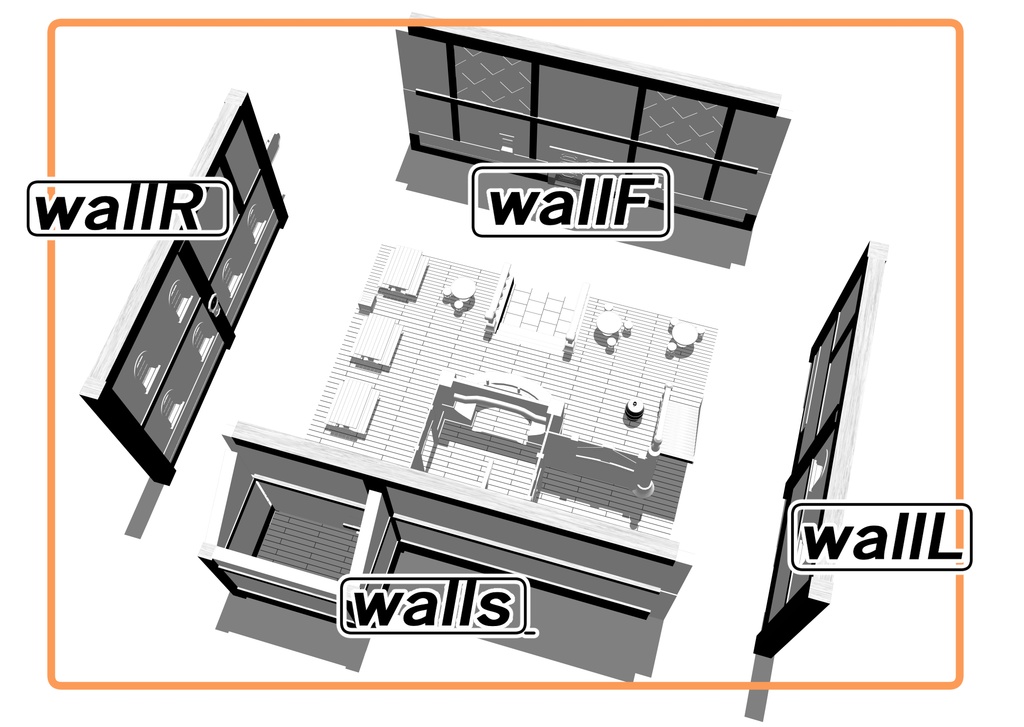 3Dファンタジー風酒場