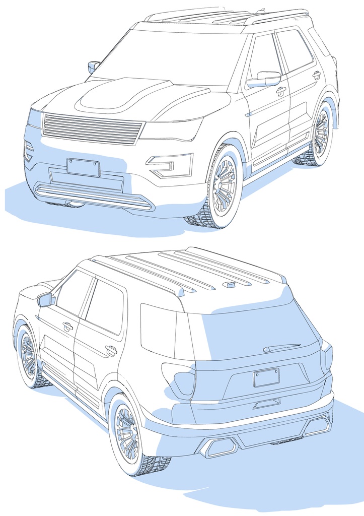 3D車・バス