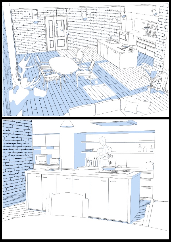 キッチン&リビング02