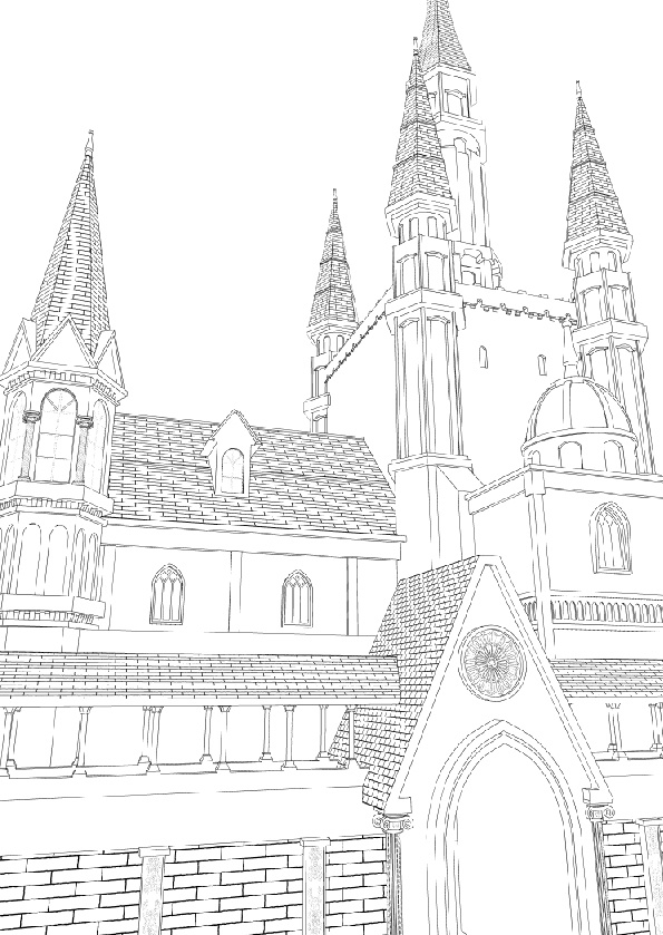 3Dファンタジー風城01~02&宮殿セット