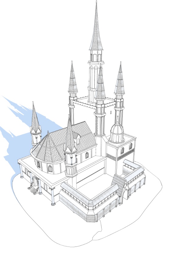 3Dファンタジー風城01~02&宮殿セット