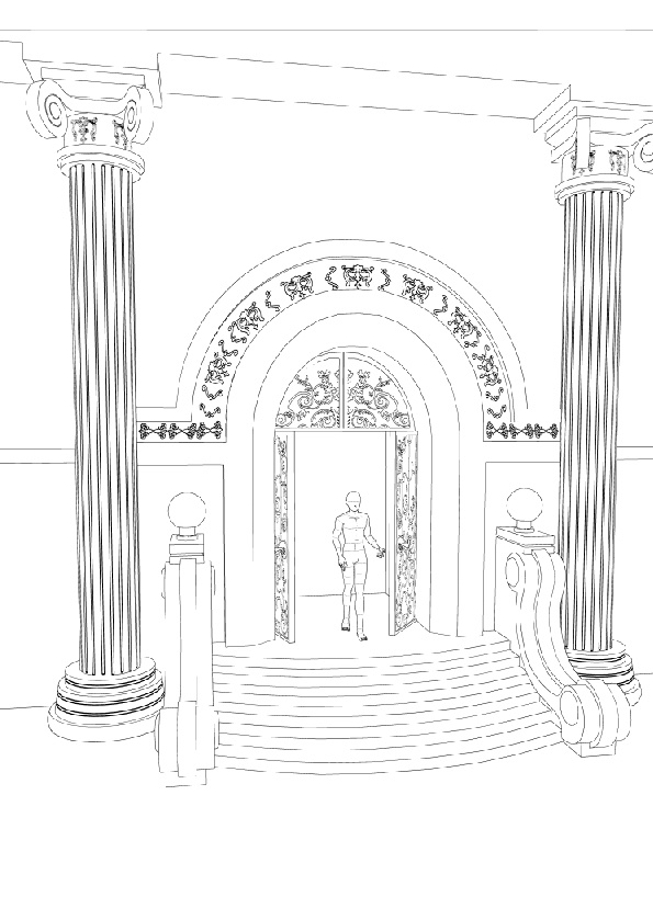 3Dファンタジー風城01~02&宮殿セット