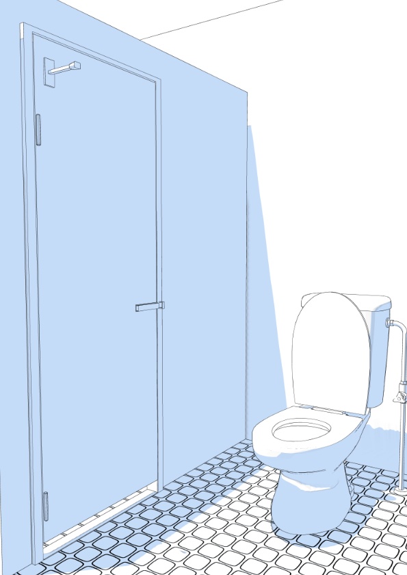 3D公衆トイレセット