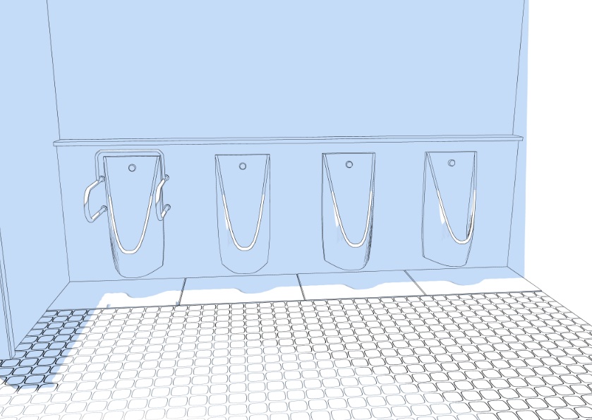 3D公衆トイレセット