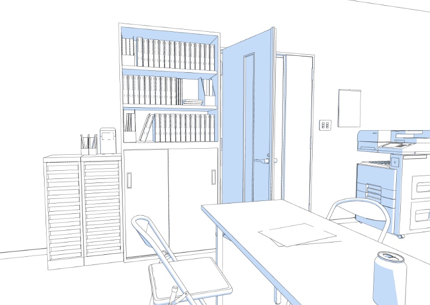 3Dバックルーム