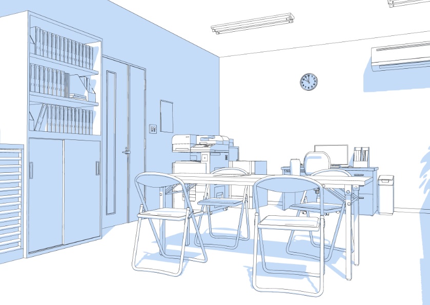 3Dバックルーム