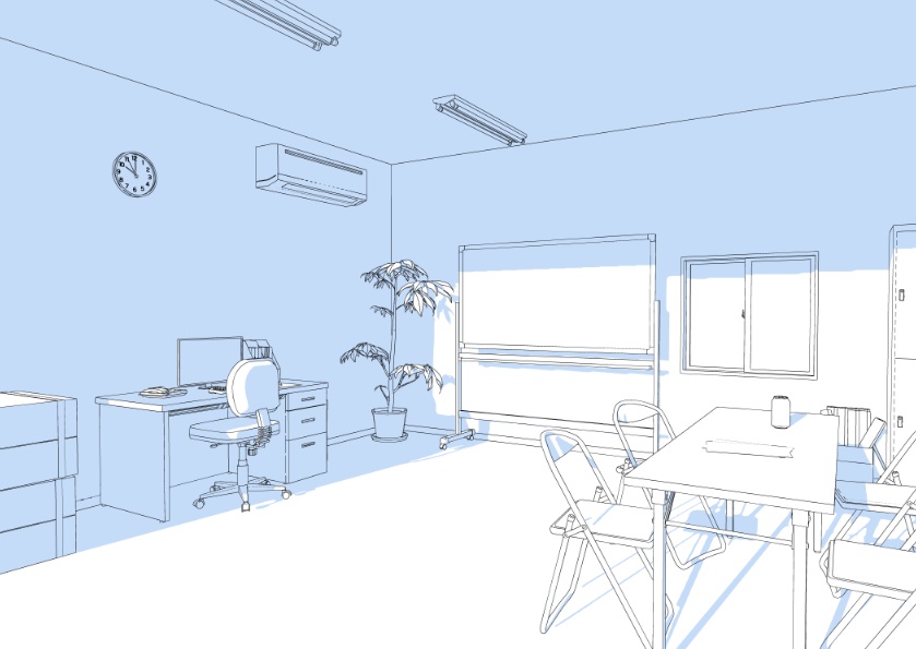 3Dバックルーム