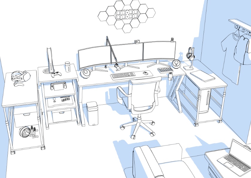 3dゲーム配信部屋