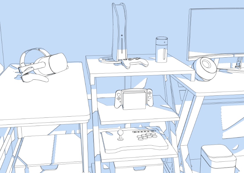 3dゲーム配信部屋