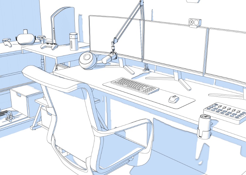 3dゲーム配信部屋