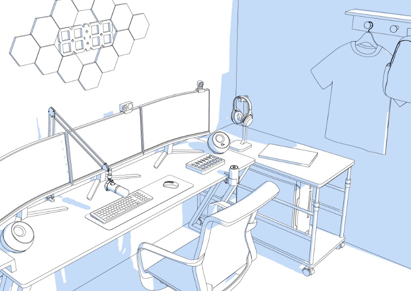 3dゲーム配信部屋